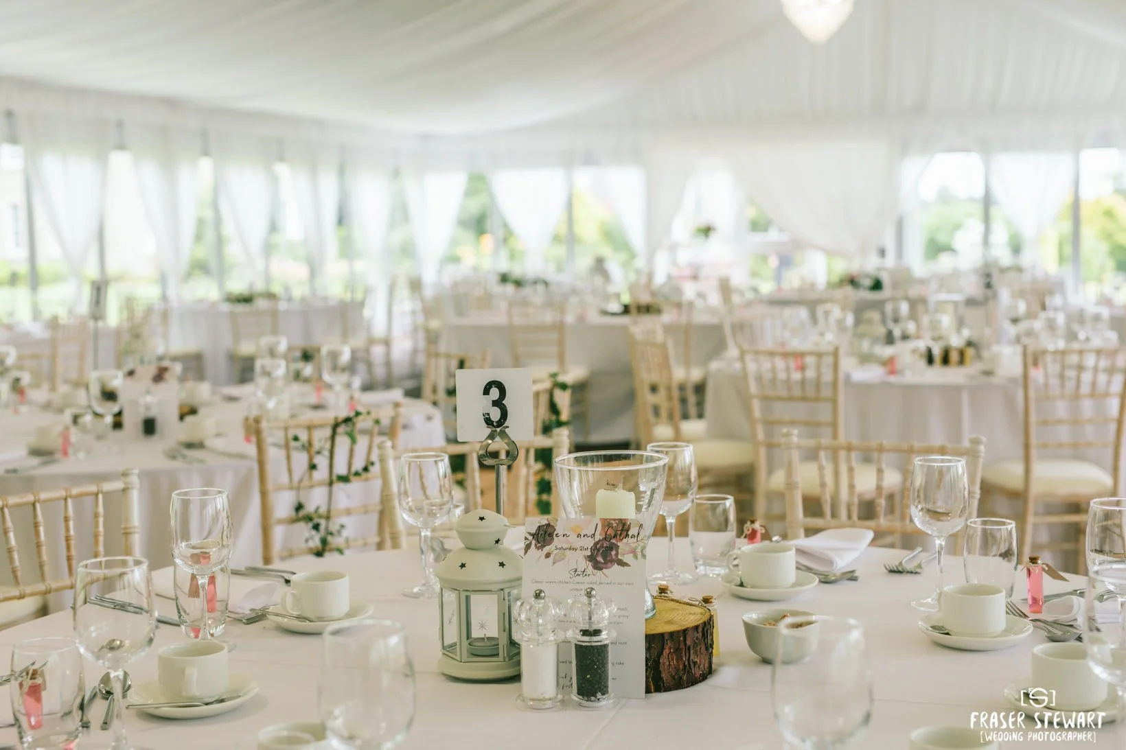 Catering event setup